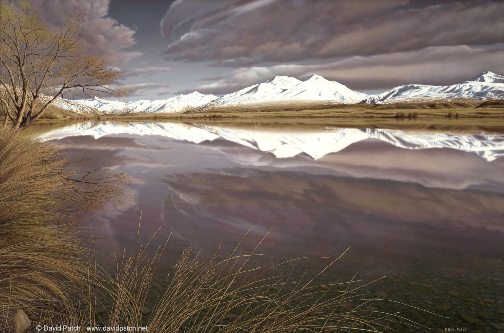 Landscape Oil Painting Hyperrealism Art David Patch Artist